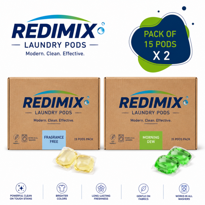 Combo | Laundry Pods | Fragrance Free and Morning Dew | Pack of 2